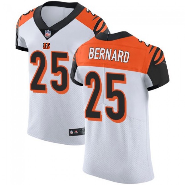 Nike Bengals #25 Giovani Bernard White Men's Stitched NFL Vapor Untouchable Elite Jersey