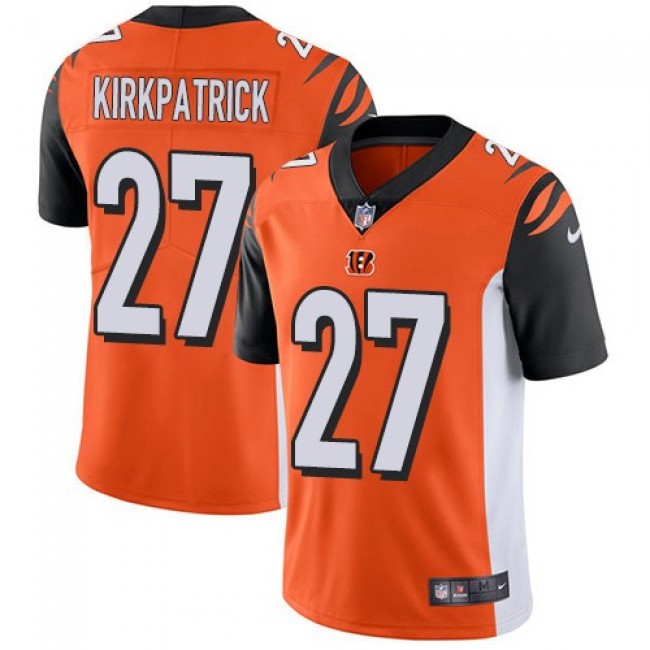 Nike Bengals #27 Dre Kirkpatrick Orange Alternate Men's Stitched NFL Vapor Untouchable Limited Jersey