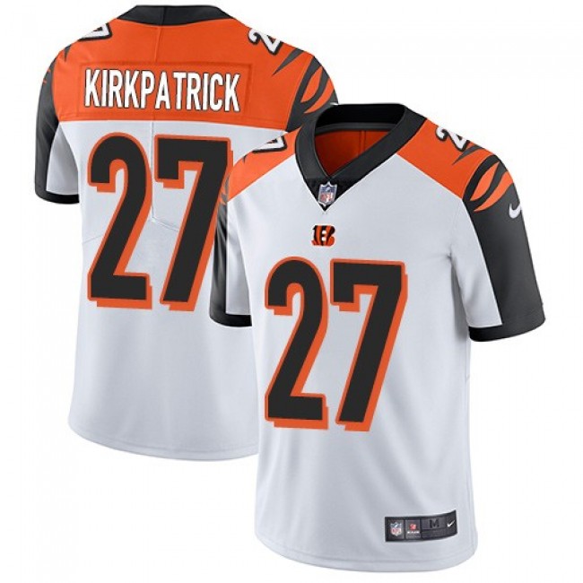 Nike Bengals #27 Dre Kirkpatrick White Men's Stitched NFL Vapor Untouchable Limited Jersey