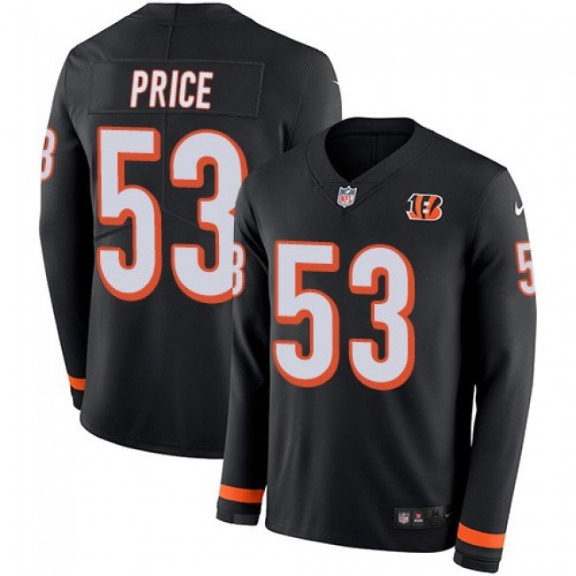 الجرمان NFL Jersey By Street-Nike Bengals #53 Billy Price Black Team Color ... الجرمان