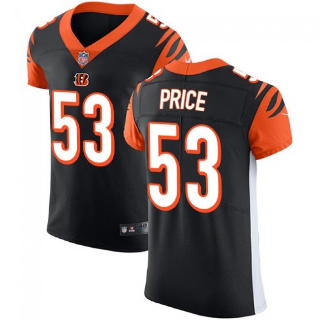 Nike Bengals #53 Billy Price Black Team Color Men's Stitched NFL Vapor Untouchable Elite Jersey