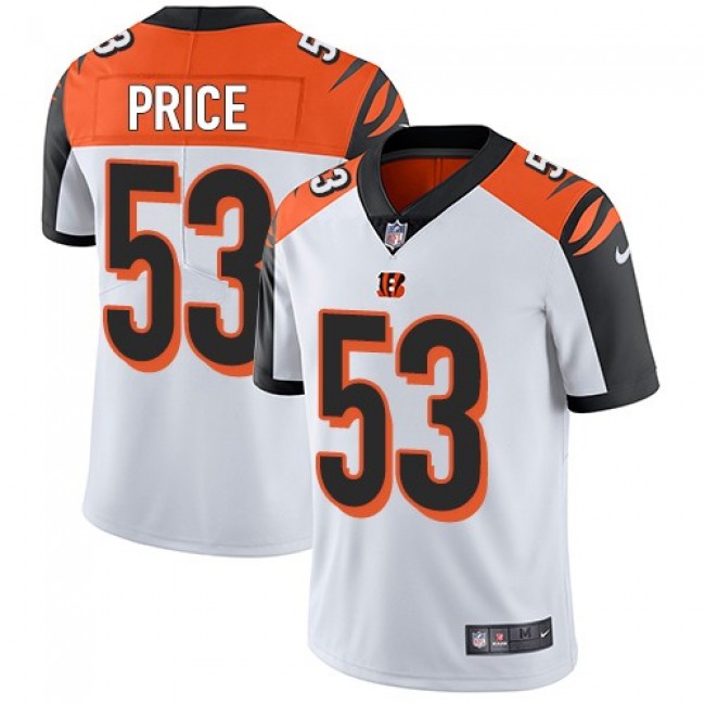 Nike Bengals #53 Billy Price White Men's Stitched NFL Vapor Untouchable Limited Jersey