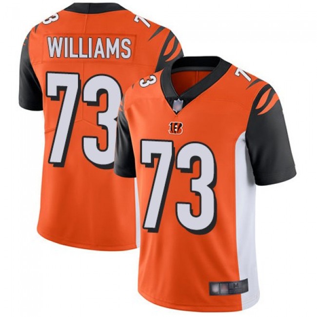 Nike Bengals #73 Jonah Williams Orange Alternate Men's Stitched NFL Vapor Untouchable Limited Jersey