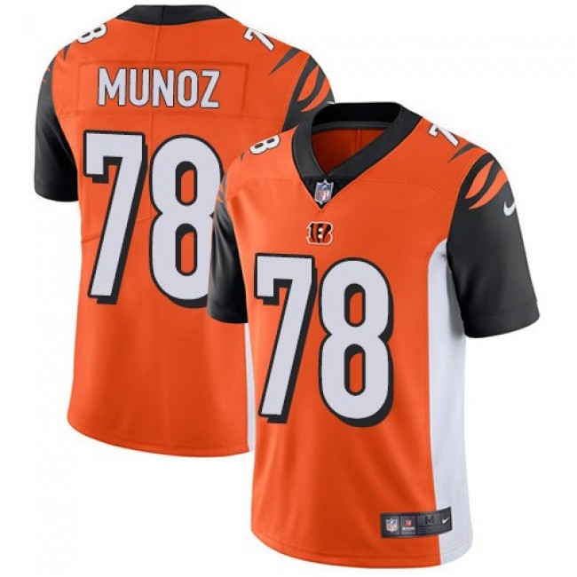 Nike Bengals #78 Anthony Munoz Orange Alternate Men's Stitched NFL Vapor Untouchable Limited Jersey