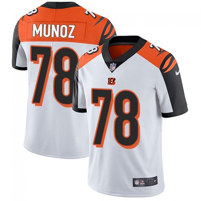 Nike Bengals #78 Anthony Munoz White Men's Stitched NFL Vapor Untouchable Limited Jersey