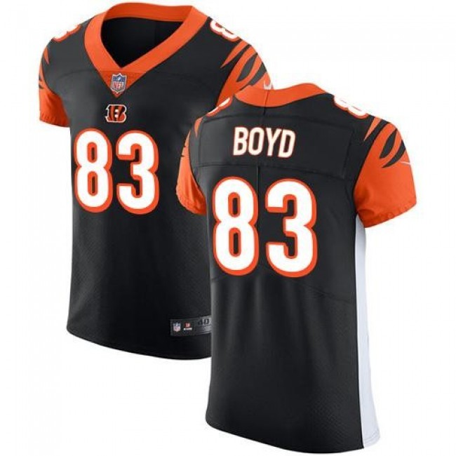 Nike Bengals #83 Tyler Boyd Black Team Color Men's Stitched NFL Vapor Untouchable Elite Jersey