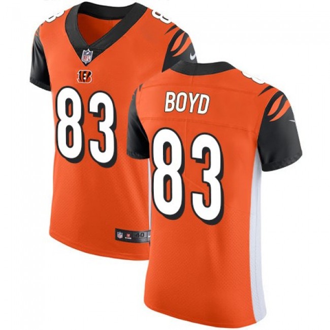Nike Bengals #83 Tyler Boyd Orange Alternate Men's Stitched NFL Vapor Untouchable Elite Jersey