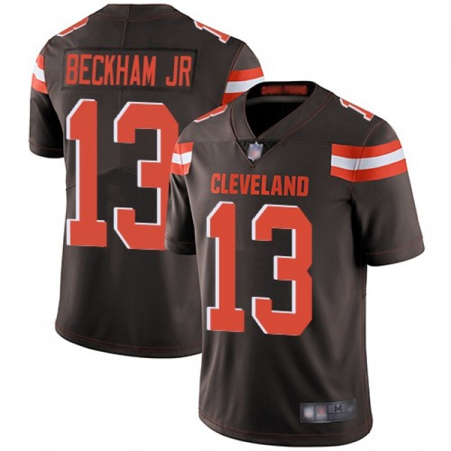 Nike Browns #13 Odell Beckham Jr Brown Team Color Men's Stitched NFL Vapor Untouchable Limited Jersey