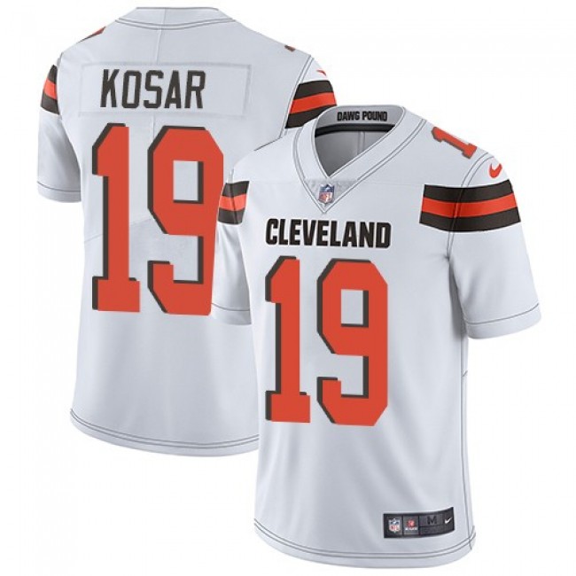 Cleveland Browns #19 Bernie Kosar White Youth Stitched NFL Vapor Untouchable Limited Jersey