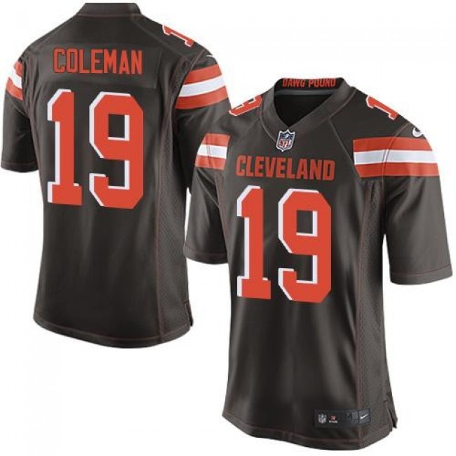 Cleveland Browns #19 Corey Coleman Brown Team Color Youth Stitched NFL New Elite Jersey