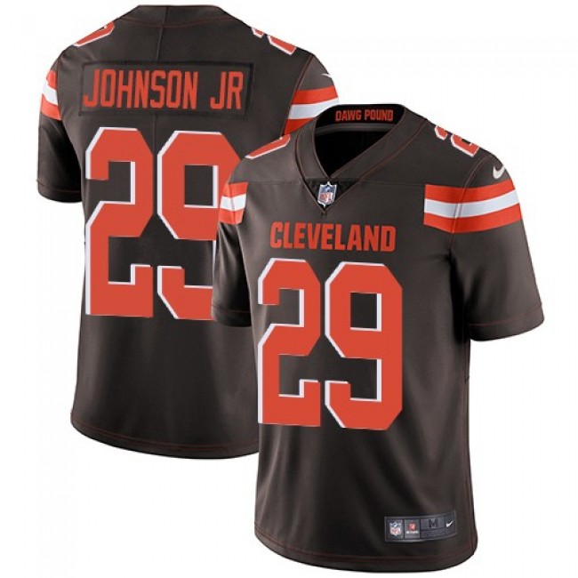 هاري بوتر ومقدسات الموت الجزء Women's Nike Cleveland Browns #29 Duke Johnson Jr Brown Team Color Stitched NFL Vapor Untouchable Limited Jersey جلكسي اس ٢٠