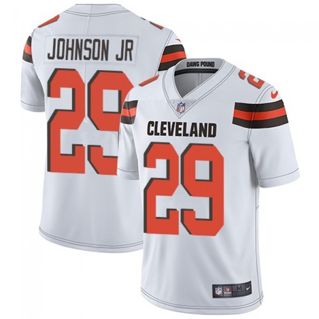 Cleveland Browns #29 Duke Johnson Jr White Youth Stitched NFL Vapor Untouchable Limited Jersey