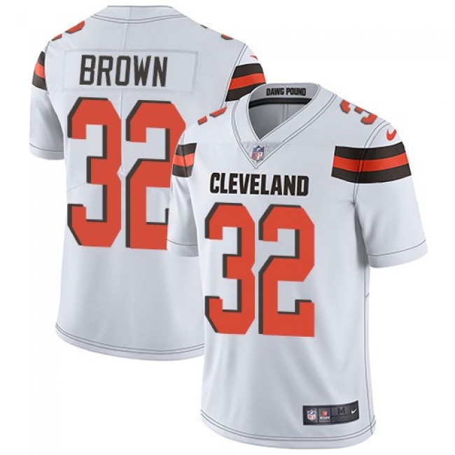 Cleveland Browns #32 Jim Brown White Youth Stitched NFL Vapor Untouchable Limited Jersey