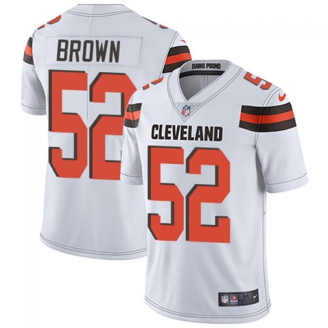 فينيل مطابخ Nike Cleveland Browns #52 Preston Brown Orange Alternate Men's Stitched NFL Vapor Untouchable Limited Jersey العالي مول
