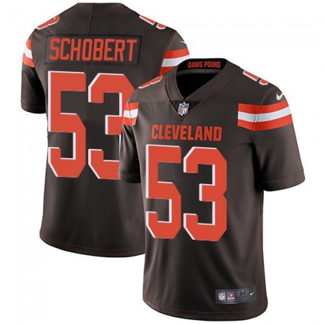 Cleveland Browns #53 Joe Schobert Brown Team Color Youth Stitched NFL Vapor Untouchable Limited Jersey
