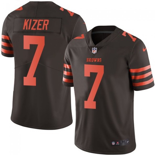 Cleveland Browns #7 DeShone Kizer Brown Youth Stitched NFL Limited Rush Jersey