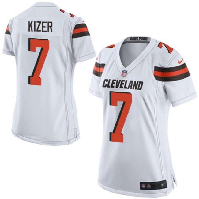 Women's Browns #7 DeShone Kizer White Stitched NFL New Elite Jersey