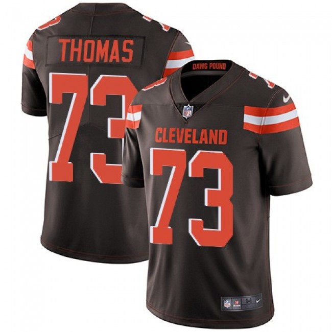 Cleveland Browns #73 Joe Thomas Brown Team Color Youth Stitched NFL Vapor Untouchable Limited Jersey