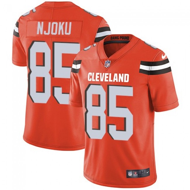 Cleveland Browns #85 David Njoku Orange Alternate Youth Stitched NFL Vapor Untouchable Limited Jersey