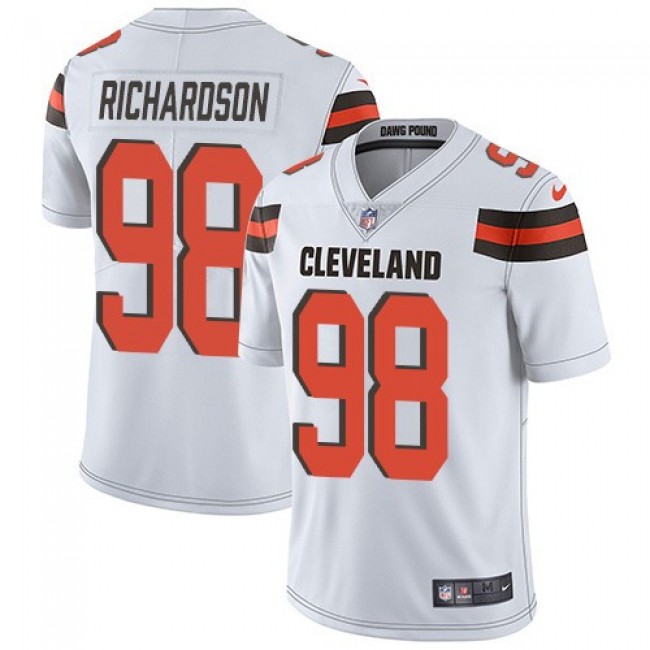 Nike Browns #98 Sheldon Richardson White Men's Stitched NFL Vapor Untouchable Limited Jersey