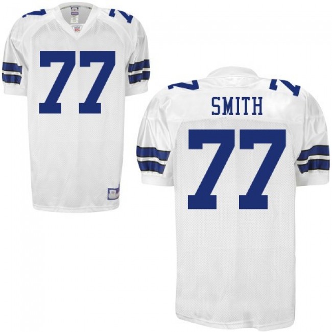 Cowboys #77 Tyron Smith White Stitched NFL Jersey