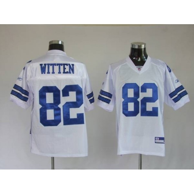 Cowboys #82 Jason Witten White Stitched NFL Jersey