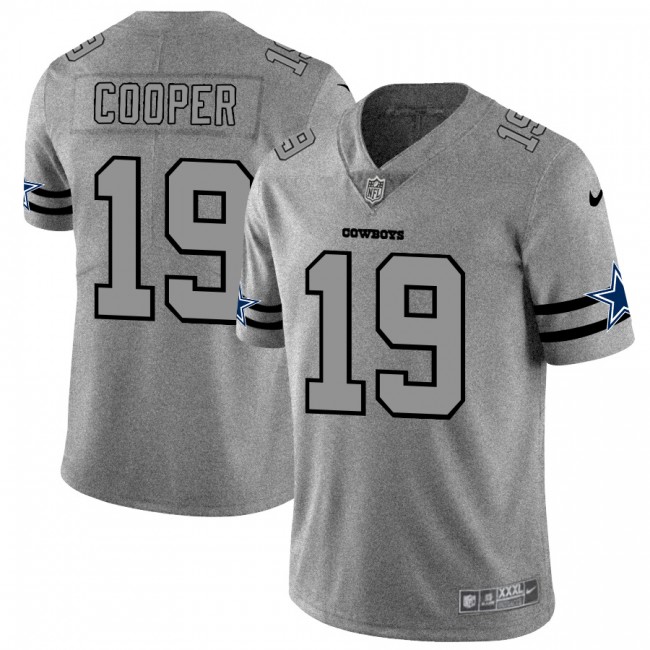 التريك Dallas Cowboys #19 Amari Cooper Men's Nike Gray Gridiron II Vapor  Untouchable Limited NFL Jersey التريك