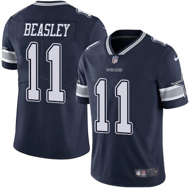 Dallas Cowboys #11 Cole Beasley Navy Blue Team Color Youth Stitched NFL Vapor Untouchable Limited Jersey