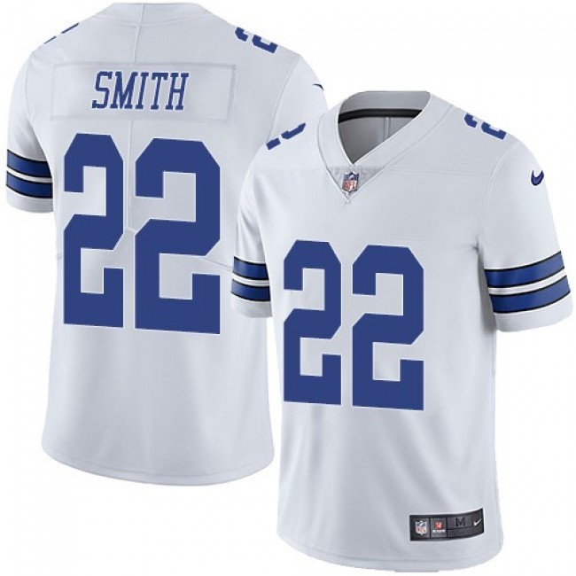 Dallas Cowboys #22 Emmitt Smith White Youth Stitched NFL Vapor Untouchable Limited Jersey