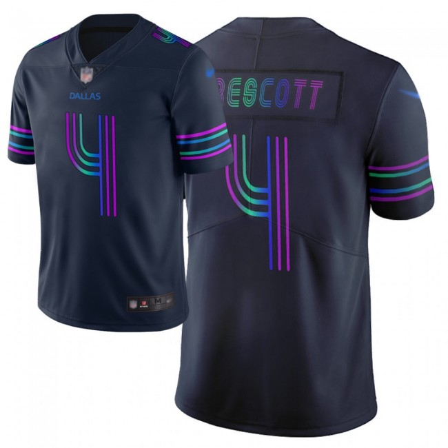 Nike Cowboys #4 Dak Prescott Navy Men's Stitched NFL Limited City Edition Jersey