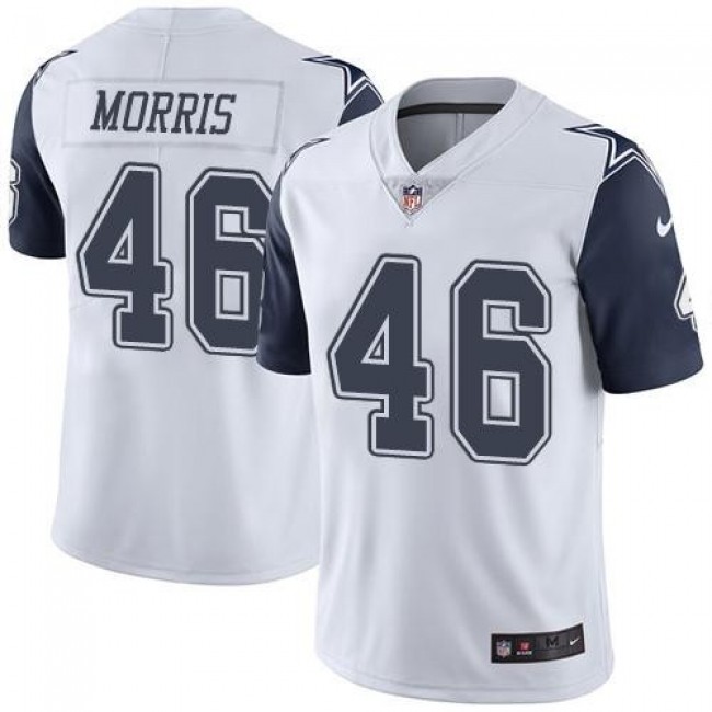 Dallas Cowboys #46 Alfred Morris White Youth Stitched NFL Limited Rush Jersey
