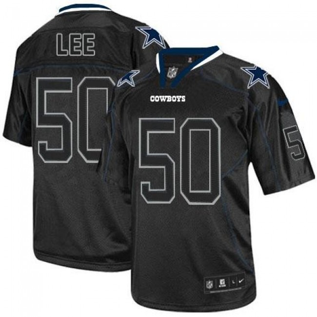 Nike Cowboys #50 Sean Lee Lights Out Black Men's Stitched NFL Elite Jersey