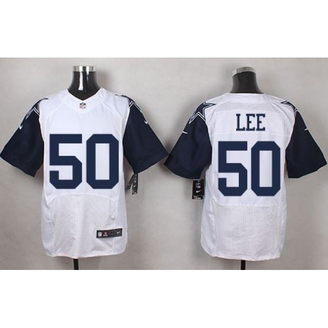 استيل ذهبي NFL Jersey all 32 teams-Nike Cowboys #50 Sean Lee White Men's ... استيل ذهبي