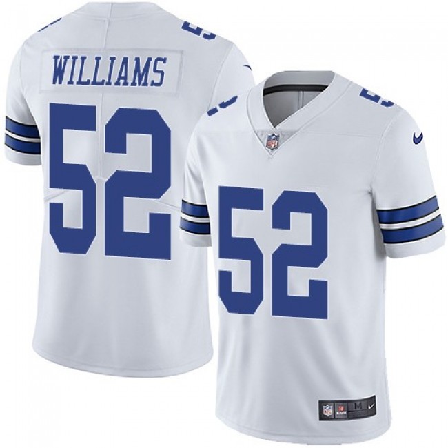 Nike Cowboys #52 Connor Williams White Men's Stitched NFL Vapor Untouchable Limited Jersey