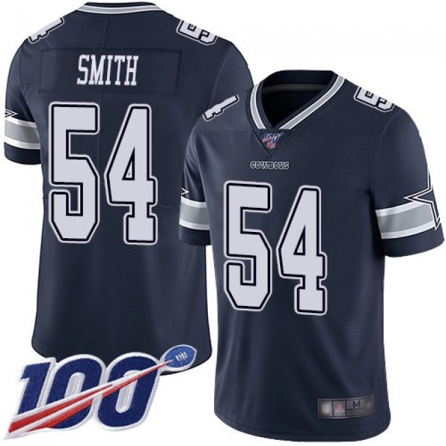 قطرة Men's Dallas Cowboys #54 Jaylon Smith Navy Blue Thanksgiving Alternate Stitched NFL Nike Elite Jersey الترا بوست