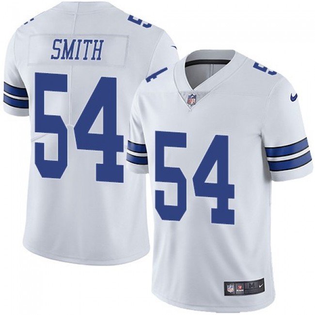 Nike Cowboys #54 Jaylon Smith White Men's Stitched NFL Vapor Untouchable Limited Jersey
