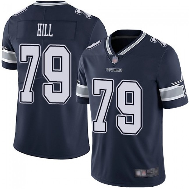 Nike Cowboys #79 Trysten Hill Navy Blue Team Color Men's Stitched NFL Vapor Untouchable Limited Jersey