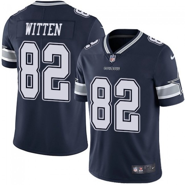 Dallas Cowboys #82 Jason Witten Navy Blue Team Color Youth Stitched NFL Vapor Untouchable Limited Jersey
