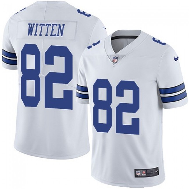 Nike Cowboys #82 Jason Witten White Men's Stitched NFL Vapor Untouchable Limited Jersey