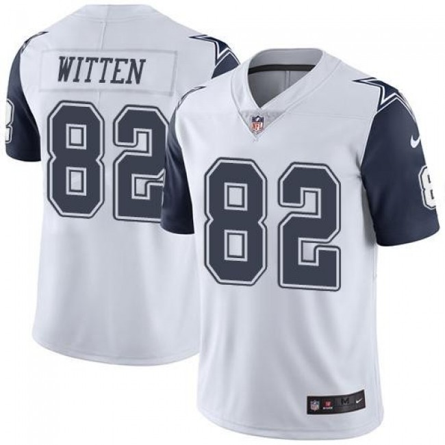 Dallas Cowboys #82 Jason Witten White Youth Stitched NFL Limited Rush Jersey