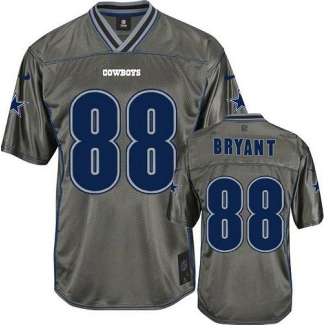 Dallas Cowboys #88 Dez Bryant Grey Youth Stitched NFL Elite Vapor Jersey