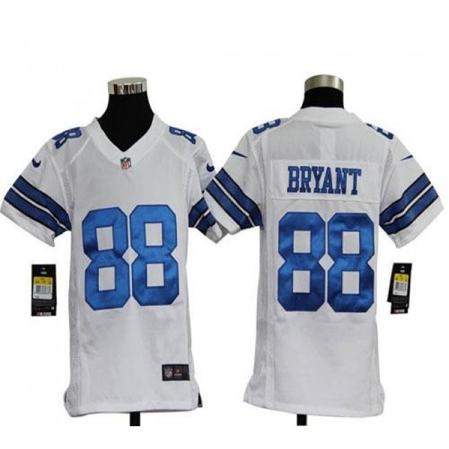 Dallas Cowboys #88 Dez Bryant White Youth Stitched NFL Elite Jersey