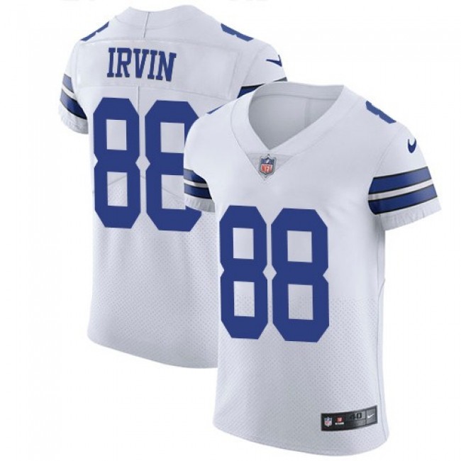 Nike Cowboys #88 Michael Irvin White Men's Stitched NFL Vapor Untouchable Elite Jersey