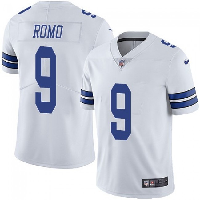 Dallas Cowboys #9 Tony Romo White Youth Stitched NFL Vapor Untouchable Limited Jersey