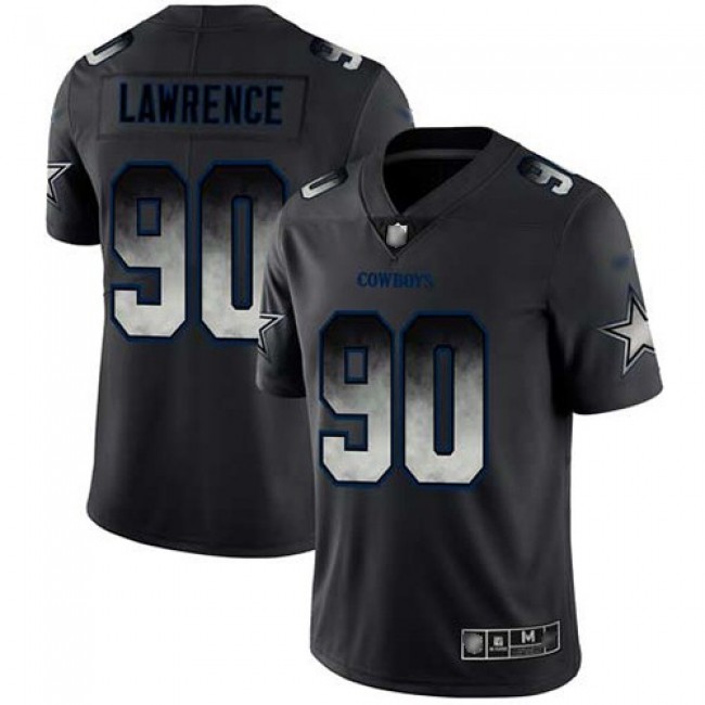 Nike Cowboys #90 Demarcus Lawrence Black Men's Stitched NFL Vapor Untouchable Limited Smoke Fashion Jersey