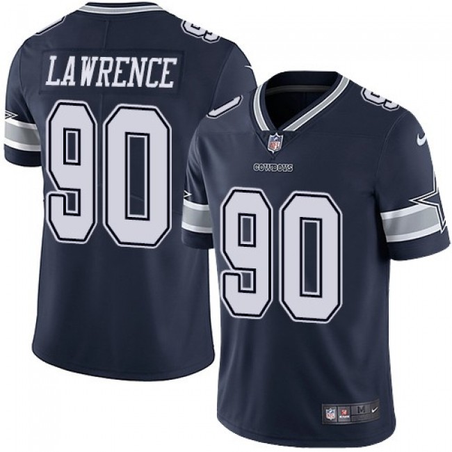 Nike Cowboys #90 Demarcus Lawrence Navy Blue Team Color Men's Stitched NFL Vapor Untouchable Limited Jersey
