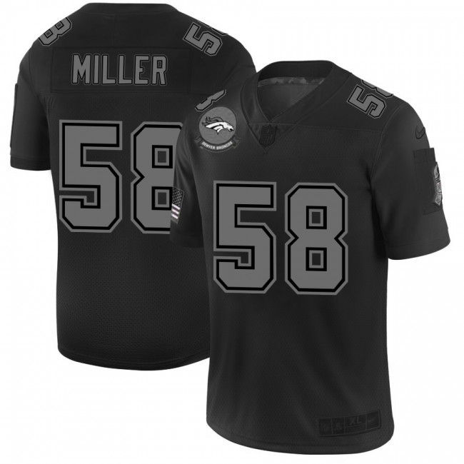 Denver Broncos #58 Von Miller Men's Nike Black 2019 Salute to Service Limited Stitched NFL Jersey