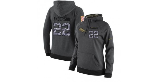 اطار خلفيات Denver Broncos #22 C. J. Anderson Nike Salute to Service Nike Black Limited Jersey صور لكتابة