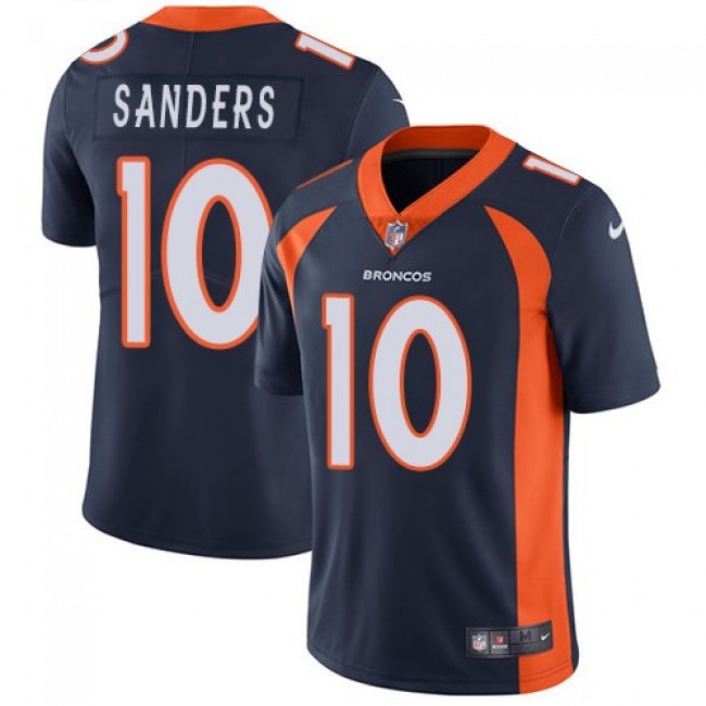 Nike Broncos #10 Emmanuel Sanders Navy Blue Alternate Men's Stitched NFL Vapor Untouchable Limited Jersey