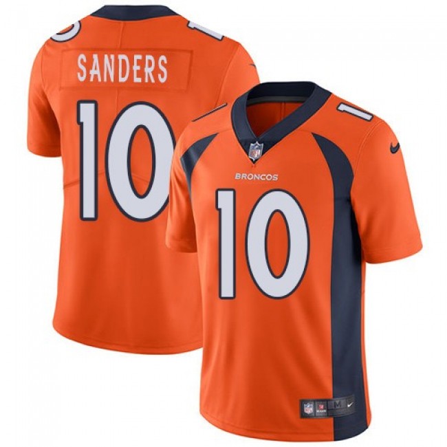 Denver Broncos #10 Emmanuel Sanders Orange Team Color Youth Stitched NFL Vapor Untouchable Limited Jersey